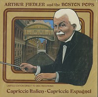 Arthur Fiedler and the Boston Pops Orchestra - Capriccio Italien/Capriccio Espagnol -  Preowned Vinyl Record