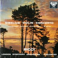 Ricci, Fjelstad, London Symphony Orchestra - Sibelius: Violin Concerto etc. -  Preowned Vinyl Record