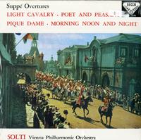 Solti, Vienna Philharmonic Orchestra - Supper Overtures -  Preowned Vinyl Record