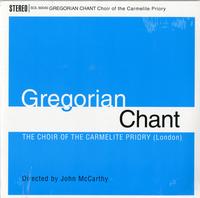 McCarthy, Choir of the Carmelite Priory, London - Gregorian Chant -  Preowned Vinyl Record