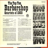 Various Artists - The Top Ten Barbershop Quartets of 1969