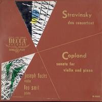 Joseph Fuchs and Leo Smit-Stravinsky: Duo Concertante