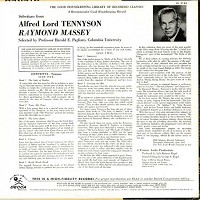 Raymond Massey - Selections From Alfred, Lord Tennyson