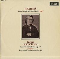 Julius Katchen - Brahms: The Complete Piano Works Vol. 7