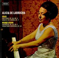 Alicia de Larrocha - Grieg: Nocturne, Op. 54, No. 4; Sonata In Em, Op. 7 ETC. -  Preowned Vinyl Record