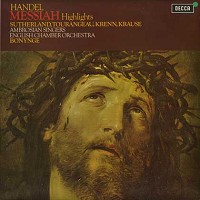 Soloists, Bonynge, ECO - Handel: Messiah (highlights) -  Preowned Vinyl Record