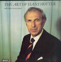 Geoffrey Parsons - The Art Of Hans Hotter -  Preowned Vinyl Record