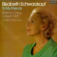 Elisabeth Schwarzkopf and Geoffrey Parsons - To My Friends -  Preowned Vinyl Record