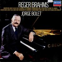 Jorge Bolet - Reger/Brahms -  Preowned Vinyl Record