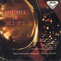 Paris Conservatoire Orchestra, Albert Wolff - Overtures In Hi-Fi -  Preowned Vinyl Record