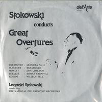 Stokowski, National Phil. Orch. - Stokowski Conducts Great Overtures -  Preowned Vinyl Record