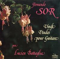 Lucien Battaglia-Sor: Vingt Etudes pour Guitare