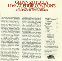 Glenn Zottola - Live At Eddie Condon's
