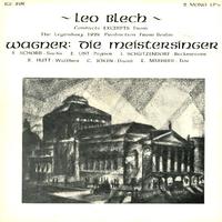 Leo Blech - Wagner: Die Meistersinger -  Preowned Vinyl Record