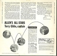 Allen's All Stars, Terry Gibbs- Captain - Allen's All Stars, Terry Gibbs- Captain