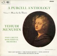 Menuhin, Bath Festival Orchestra - A Purcell Anthology: Volume 2--Music For The Theatre