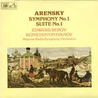 Konstantinivanov, Moscow Radio Symphony Orchestra - Arensky: Symphony No. 1, Suite No. 1 -  Preowned Vinyl Record