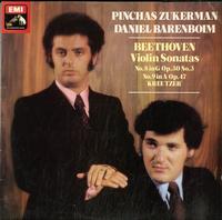 Pinchas Zukerman, Daniel Barenboim - Beethoven: Violin Sonatas -  Preowned Vinyl Record