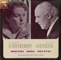 Elisabeth Schwarzkopf, Walter Gieseking - Mozart Song Recital -  Preowned Vinyl Record