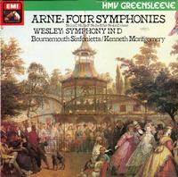 Montgomery, Bournemouth Sinfonietta - Arne: Four Symphonies