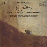 Gregorio Paniagua - La Folia De La Spagna -  Preowned Vinyl Record