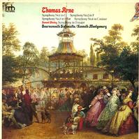 Montgomery, Bournemouth Sinfonietta - Arne: Symphony Nos. 1,2,3,4 -  Preowned Vinyl Record