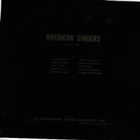 Various Artists - American Singers - Volume Two -  Preowned Vinyl Record