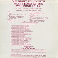Harry James - One Night Stand With Harry James At The War Bond Rally