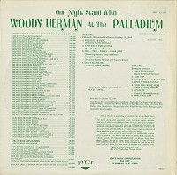 Woody Herman - One Night Stand With Woody Herman At The Palladium