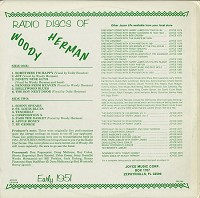 Woody Herman - Radio Discs Of Woody Herman - Early 1951 -  Preowned Vinyl Record