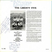 The Liberty 5 - Tears and Laughter -  Preowned Vinyl Record