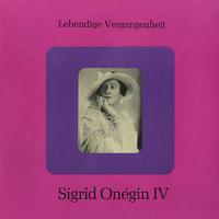 Sigrid Onegin - Sigrid Onegin IV