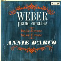 Annie d'Arco - Weber: Piano Sonatas Nos. 3 & 4
