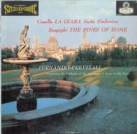Previtali, Orchestra dell'Accademia de Santa Cecilia - Respighi The Pines of Rome - Casella La Giara -  Preowned Vinyl Record