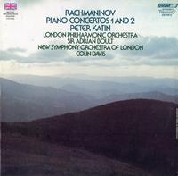 Katin, Davis, LPO-Rachmaninov: Piano Concertos Nos. 1 & 2