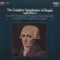 Antal Dorati/Philharmonia Hungarica - Haydn: The Complete Symphonies Appendices