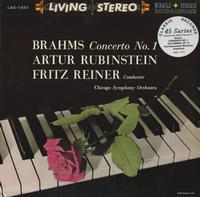 Rubinstein, Reiner, Chicago Symphony Orchestra - Brahms: Piano Concerto No.1 -  Preowned Vinyl Record