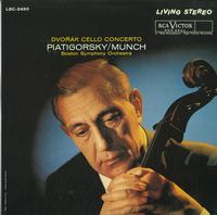 Piatigorsky, Munch, Boston Symphony Orchestra - Dvorak: Cello Concerto -  Preowned Vinyl Record