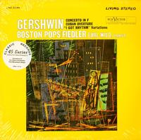 Fiedler, Wild, Boston Pops - Gershwin: Concerto In F, Cuban Overture, 'I Got Rhythm' Variations -  Preowned Vinyl Record