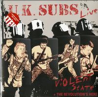 U.K.Subs - Violent State + The Revolution's Here -  Preowned Vinyl Record