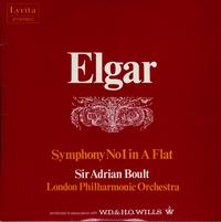 Boult, London Philharmonic Orchestra - Elgar: Symphony No. 1 in A Flat -  Preowned Vinyl Record