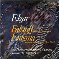 Davis, New Philharmonia Orchestra of London - Elgar: Falstaff, Enigma -  Preowned Vinyl Record