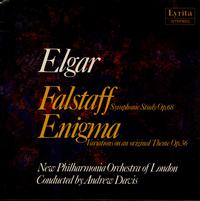 Davis, New Philharmonia Orchestra of London - Elgar: Falstaff & Enigma Variations -  Preowned Vinyl Record