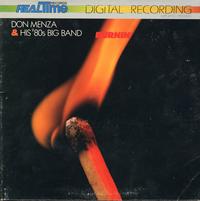 Don Menza and His '80s Big Band - Burnin' -  Preowned Vinyl Record