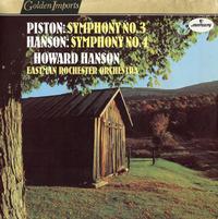 Howard Hanson/Eastman-Rochester Orchestra - Piston: Symphony No. 3 etc.