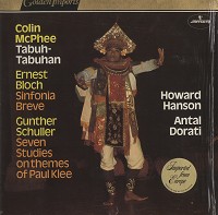 Howard Hanson/Eastman-Rochester Orchestra - McPhee: Tabuh-Tabuhan etc.