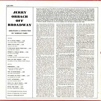 Jerry Orbach - Off Broadway -  Preowned Vinyl Record