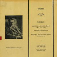 Werner Richter, Sandor Karolyi, Hans Eurich, Wendelin Gartner, Richard Laugs - Reger: Serenade in G major etc.