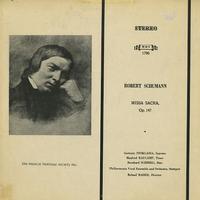 Stoklassa, Bader, Philharmonia Vocal Ensemble and Orchestra, Stuttgart - Schumann: Missa Sacra