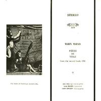 Hsu, Bagger, Davidoff - Marais: Pieces de Viole -  Preowned Vinyl Record